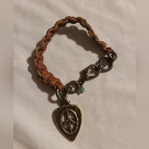 Lucky brand Leather Woven bracelet